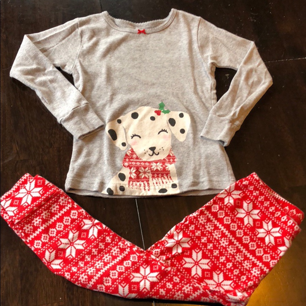Girls Carters Christmas Pj set. 4T